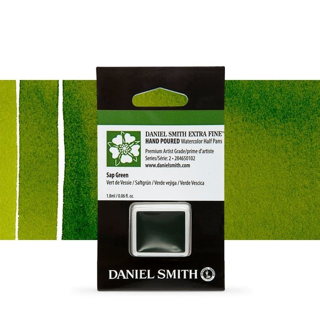 Daniel Smith Watercolour 1/2 Pan SAP GREEN