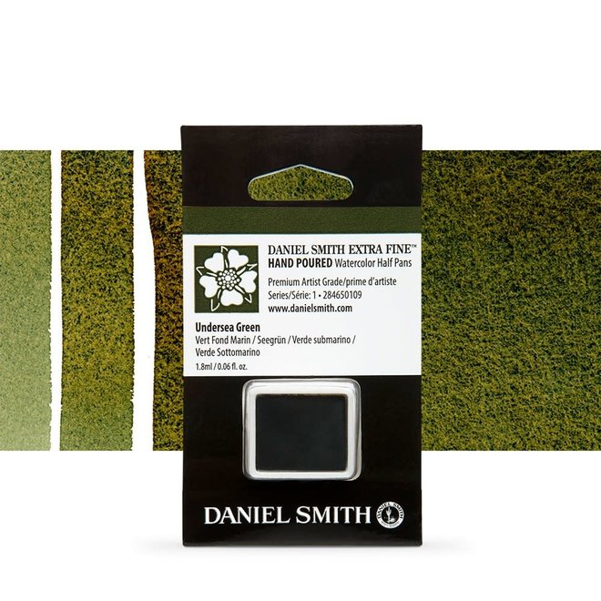 Daniel Smith Watercolour 1/2 Pan UNDERSEA GREEN