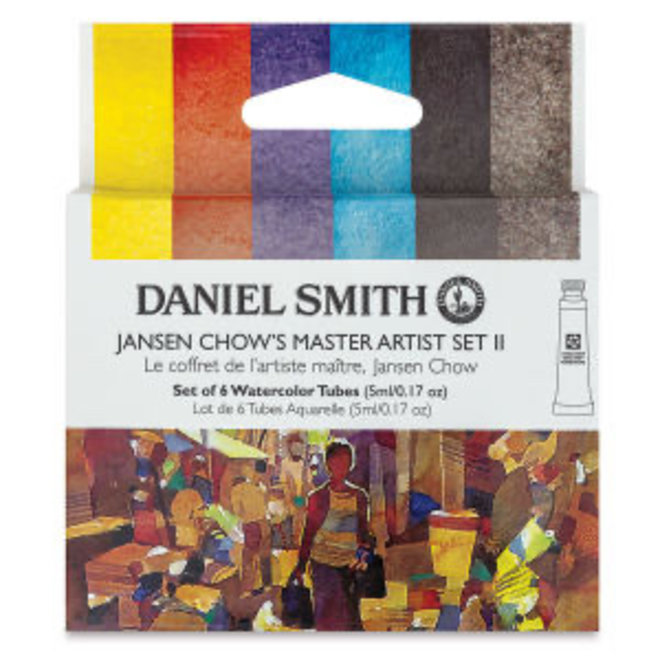 Daniel Smith Watercolour JANSEN CHOW 2 5ML 6 Color Set
