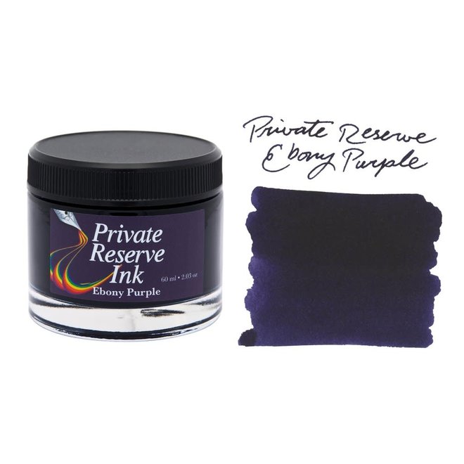 Private Reserve Ink, 60 ml ink bottle; Ebony Purple