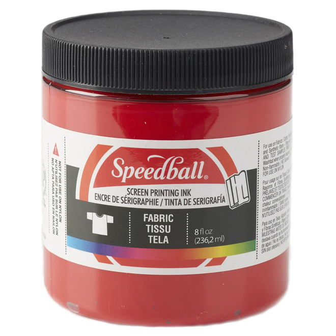 Speedball Fabric Screen Printing Ink 8Oz Red