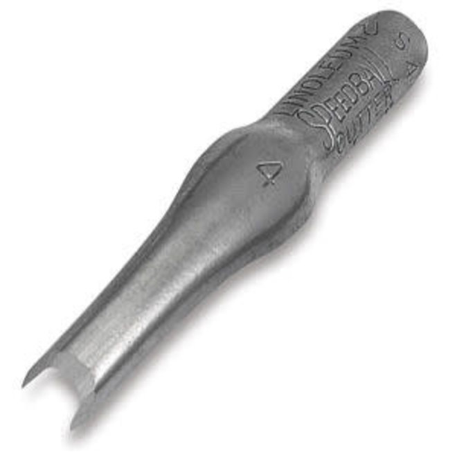 Speedball Lino Cutter #4 U-shaped Gouge w/ Replacement Blades