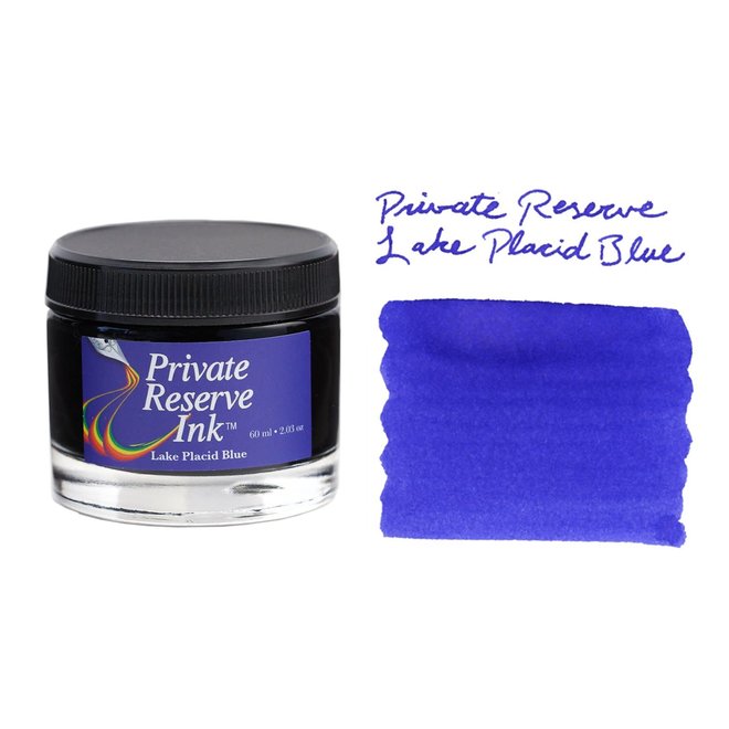 Private Reserve Ink, 60 ml ink bottle; Lake Placid Blue