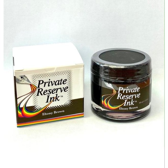 Private Reserve Ink, 60 ml ink bottle; Ebony Brown