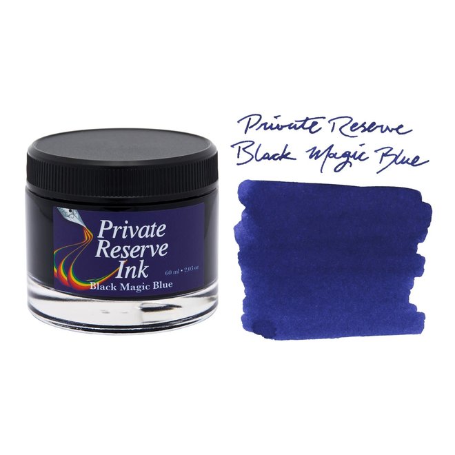 Private Reserve Ink, 60 ml ink bottle; Black Magic Blue