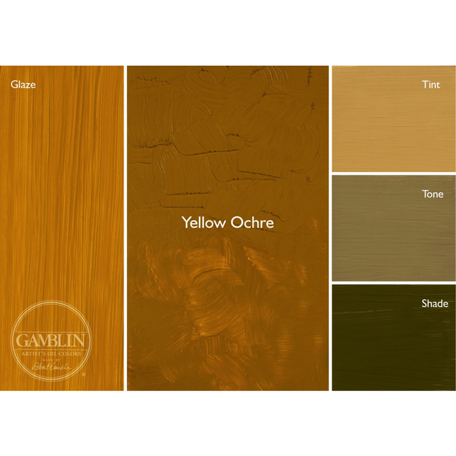 Gamblin Artist'S Oil Colors 37Ml Yellow Ochre