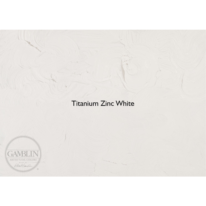 Gamblin Artist Oil  37ml Titanium Zinc White
