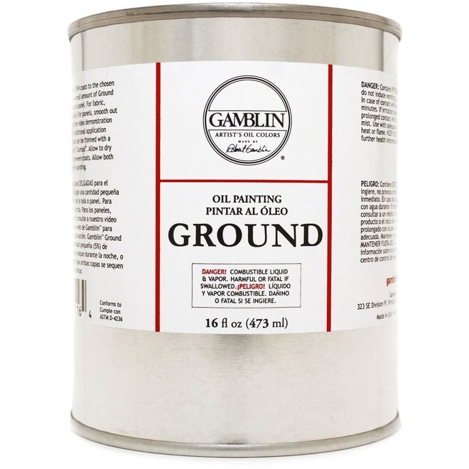 Gamblin Oil Painting Ground 16 Fl Oz 473 Ml