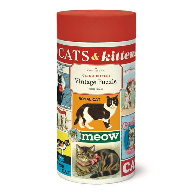Cavallini & Co 1000pc Puzzle - Cats & Kittens