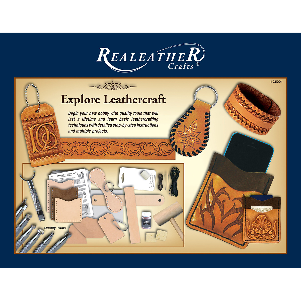 Leathercraft Explore Kit Endeavours ThinkPlay