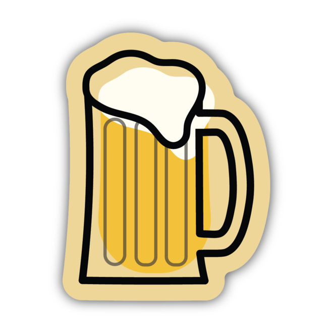 Beer | Large Printed Stickers