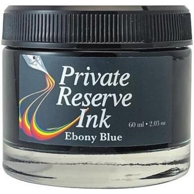 Private Reserve Ink, 60 ml ink bottle; Ebony Blue
