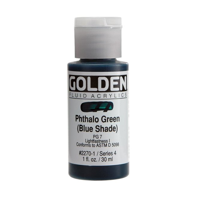 Golden 1Oz Fluid Phthalo Green (Bs) Series 4