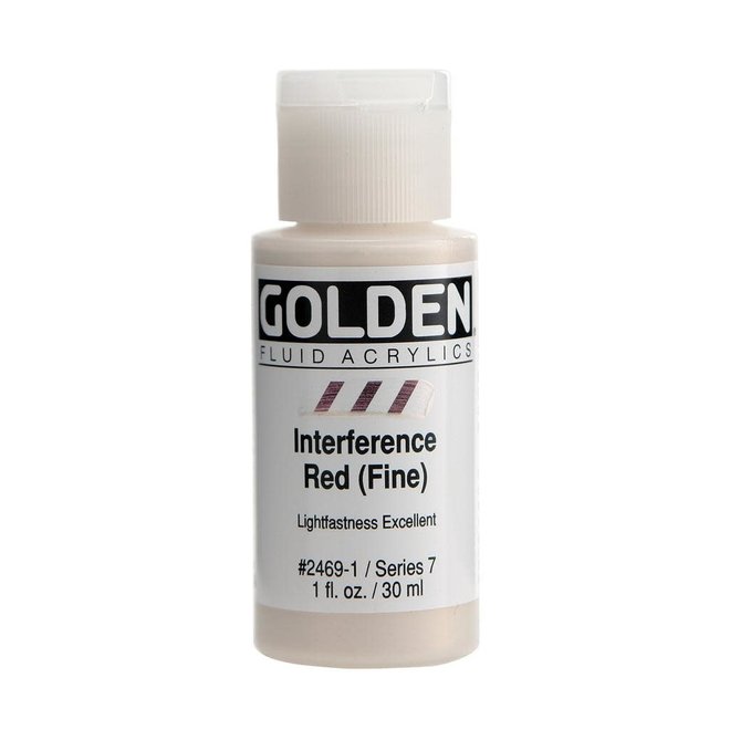 Golden 1oz Fluid Interference Red (Fine) Series 7