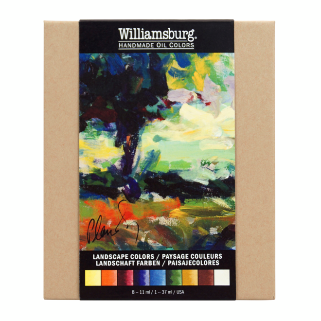 Williamsburg Landscape Handmade Oil Color Set  8 x 11ml  tubes