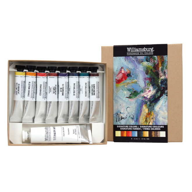 Williamsburg Signature Colors Handmade Oil Color Set  8 x 11ml  tubes