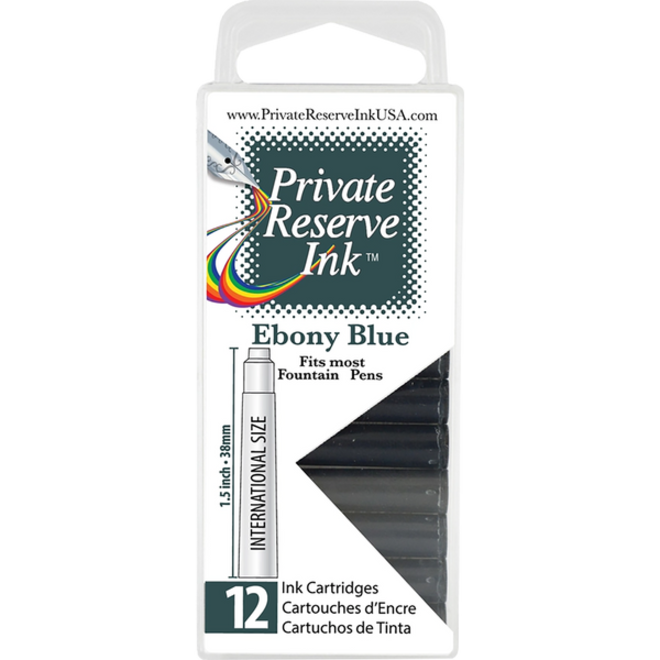 Private Reserve Ink Cartridge 12 pack Ebony Blue