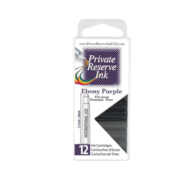 Private Reserve Ink Cartridge 12 pack Ebony Purple