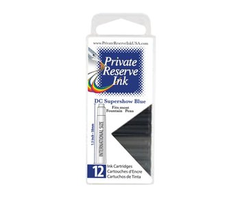 Private Reserve Ink Cartridge 12 pack DC Supershow Blue