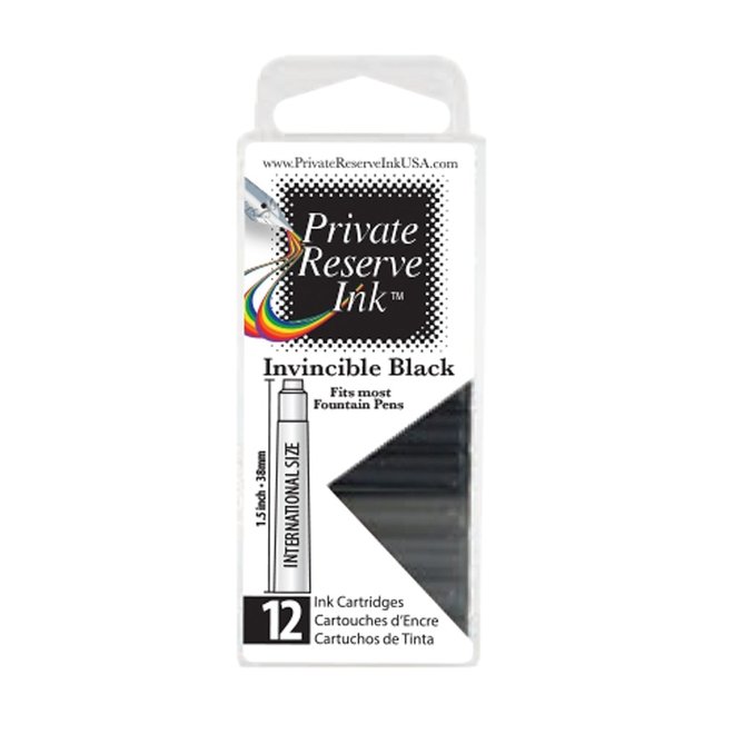 Private Reserve Ink Cartridge 12 pack  Invincible Black