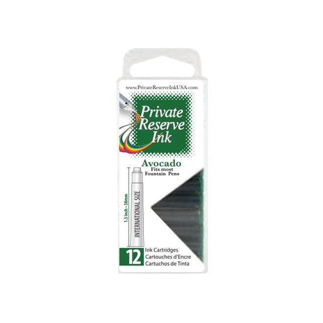 Private Reserve Ink Cartridge 12 Pack Avocado Green