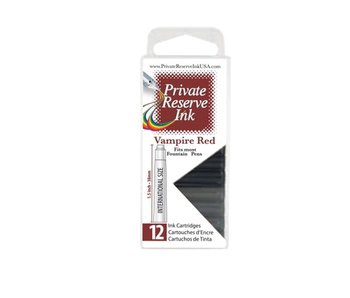 Private Reserve Ink Cartridge 12 pack Vampire Red