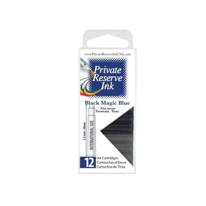 Private Reserve Ink Cartridge 12 Pack Black Magic Blue