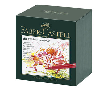 Copy of Faber Castell Pitt Brush Pen 60 Colour Set