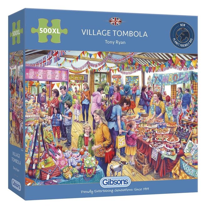 Gibsons Puzzle 500XL Village Tombola