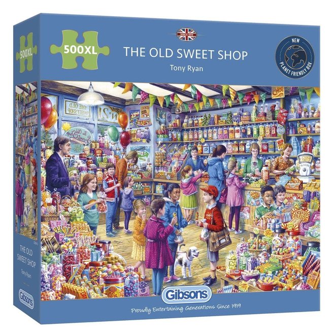 Gibsons Puzzle 500 piece XL The Old Sweet Shop