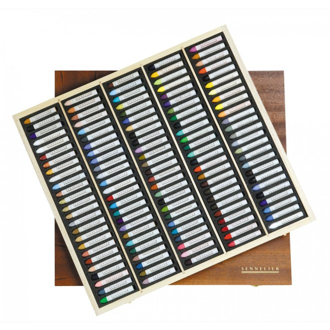 Sennelier Picasso Oil Pastel 120 Stick Wooden Box Set