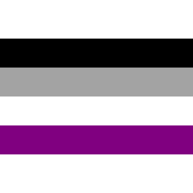 Asexual Pride Flag - 3'x5'
