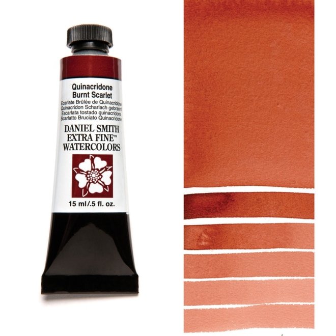 Daniel Smith 15ml Quinacridone Burnt Scarlet Extra Fine Watercolor