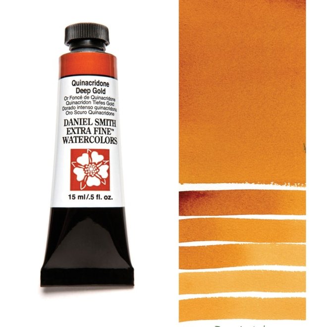 Daniel Smith 15Ml Quinacridone Deep Gold Extra Fine Watercolor