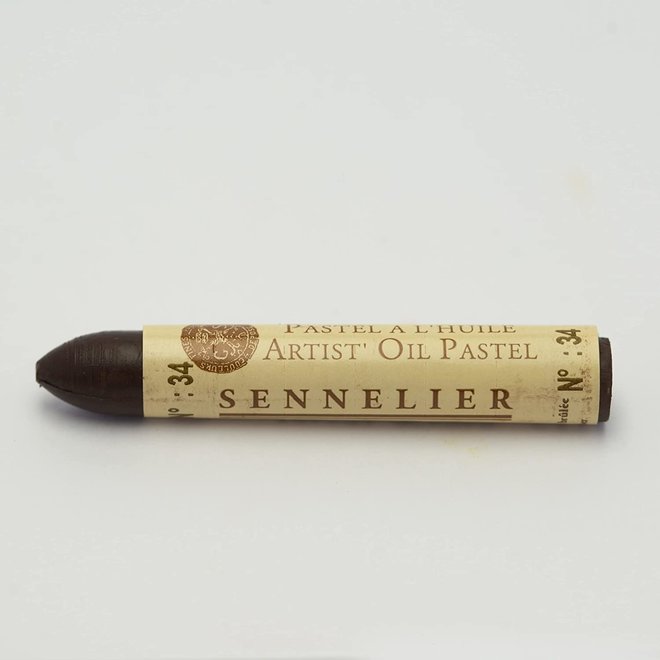 Sennelier Oil Pastel No. 34 Burnt Umber