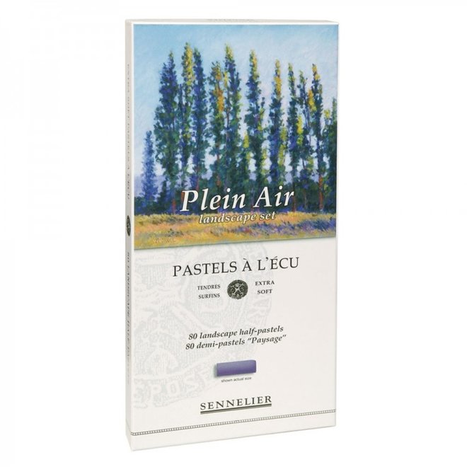 Savoir-Faire Sennelier Soft Pastels Half 80 Stick Set 80 Set -Plein Air Landscape