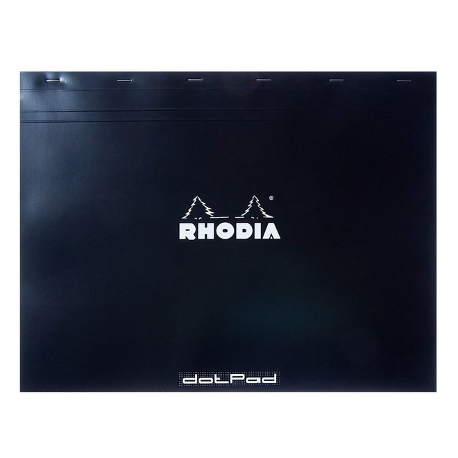 RHODIA SOFTCOVER DOT PAD 16.5x12.5 BLACK