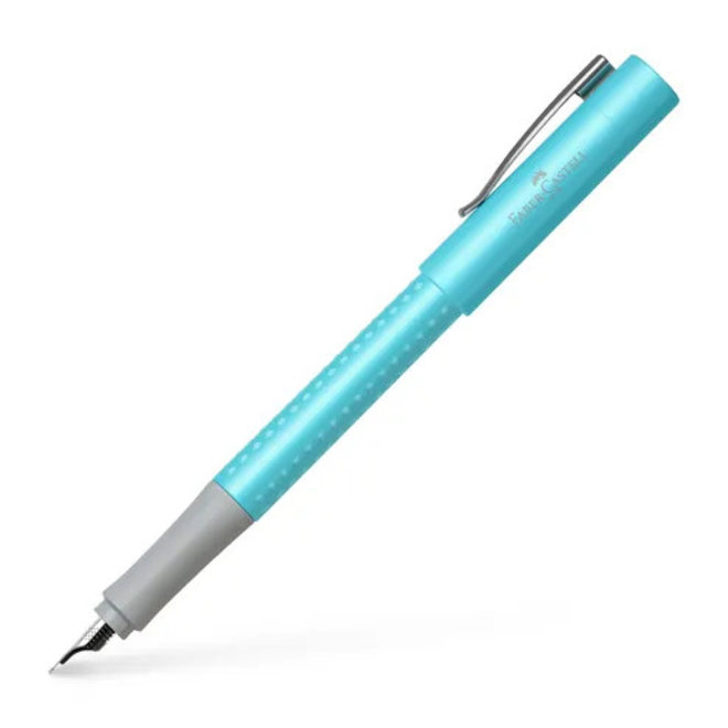 Faber Castell Grip Fountain Pen Pearl Turquoise Medium