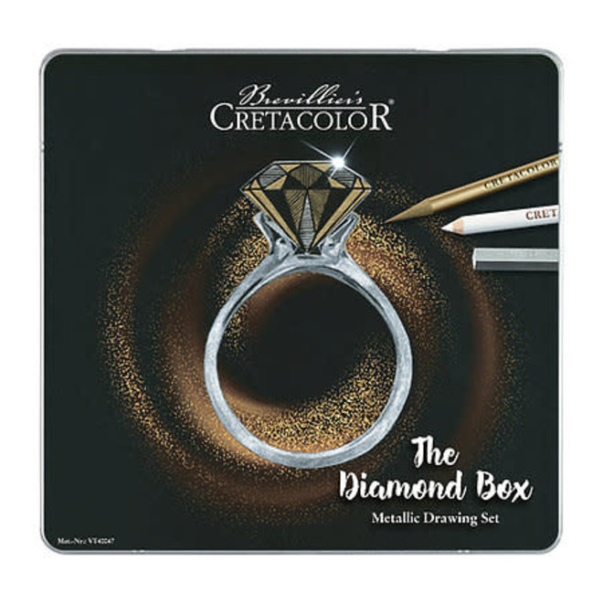 Creatcolor Diamond Box Metallic Drawing 15-Piece Set