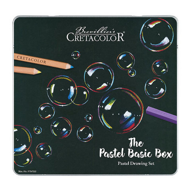 Cretacolor The Pastel Basic Box Pastel Drawing 27-Piece Set