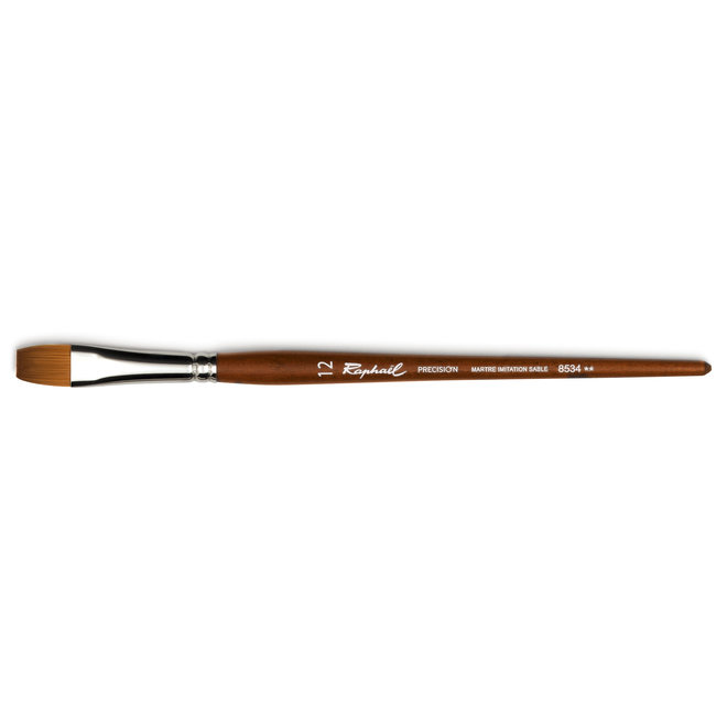 Raphael Precision Watercolour Brush 8534 Flat n°12