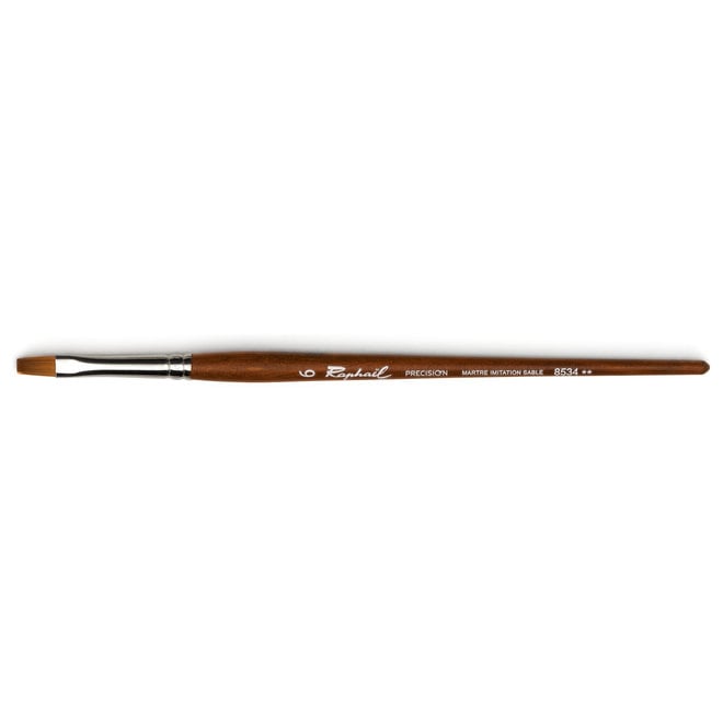 Raphael Precision Short Handle Flat Size 6