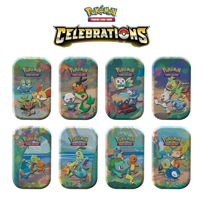 Pokemon TCG: Celebrations Mini Tin (each)