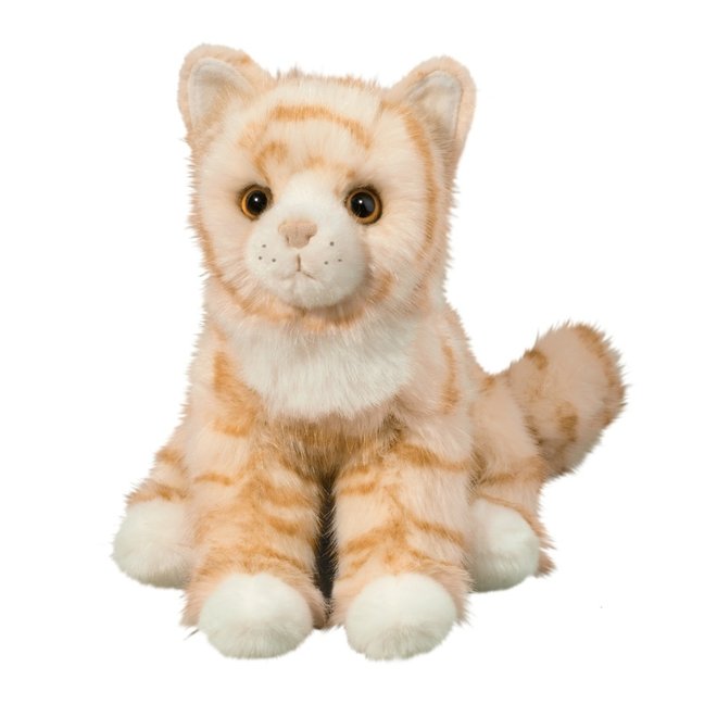 Douglas Cuddle Toy Plush Adele Orange Stripe Cat