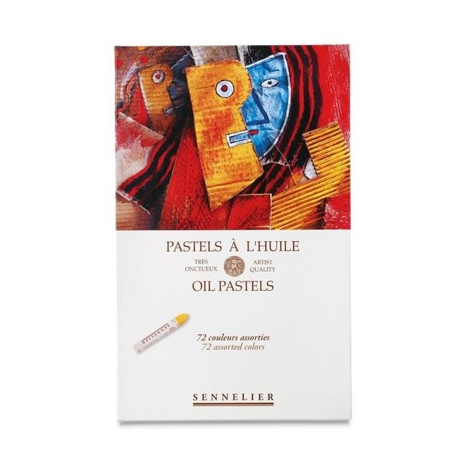Sennelier Artist Oil Pastel - 72 Assorted Colour Set
