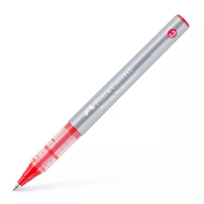 Faber Castell Free Ink Rollerball Pen - Red 0.5