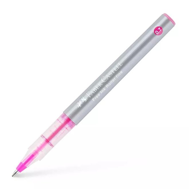 Faber Castell Free Ink Rollerball Pen - Pink 0.7