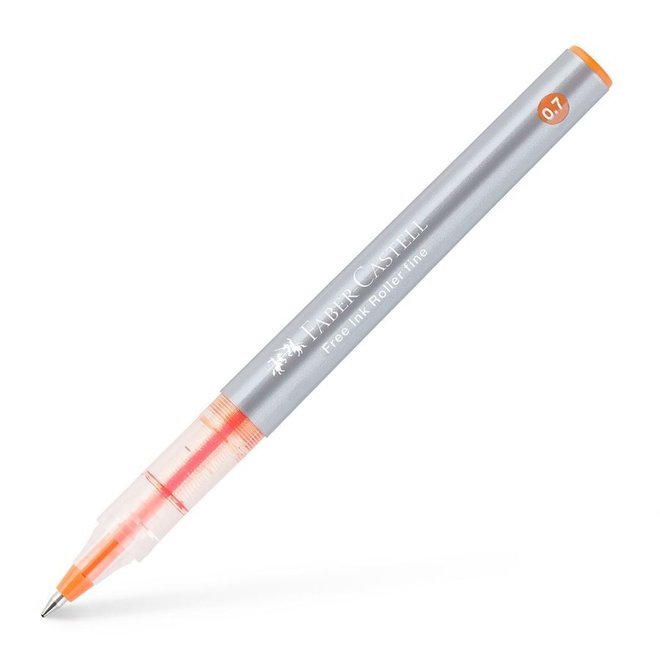 Faber Castell Free Ink Rollerball Pen - Orange 0.7