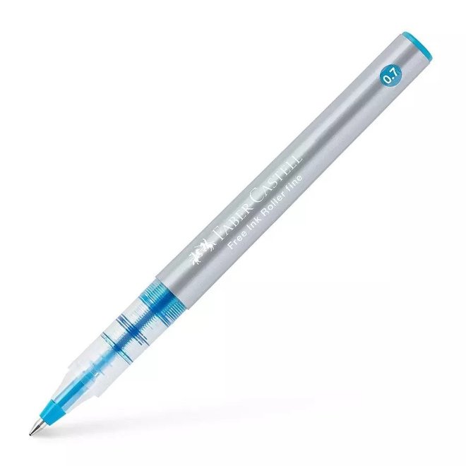 Faber Castell Free Ink Rollerball Pen Fine - Sky Blue 0.7