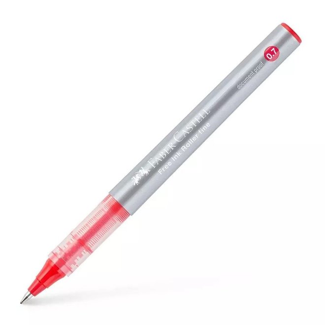 Faber Castell Free Ink Rollerball Pen - Red 0.7